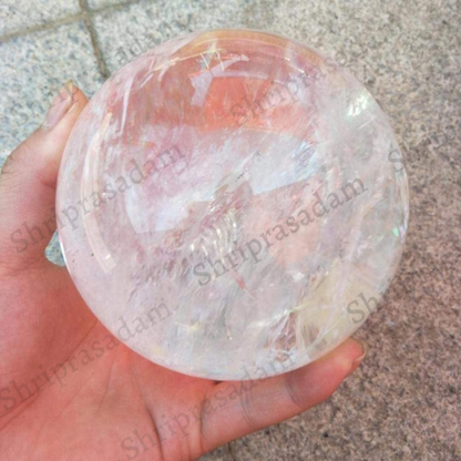 Quartz Crystal Ball Healing Ball Home Decor Prosperous