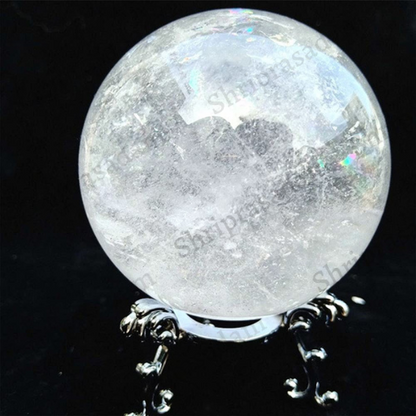 Quartz Crystal Ball Healing Ball Home Decor Prosperous