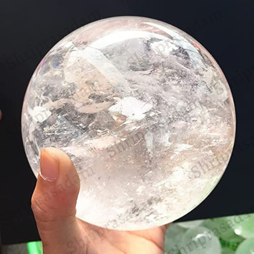 Quartz Crystal Ball Healing Ball Home Decor Prosperous