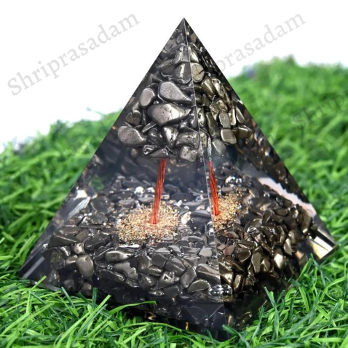 Raw Pyrite Pyramid