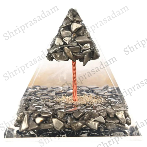 Raw Pyrite Pyramid