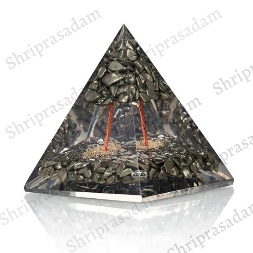 Raw Pyrite Pyramid