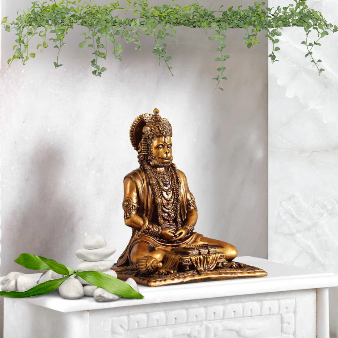 Meditating Lord Hanuman Ji Idol