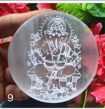 Selenite Crystal Charging Plate