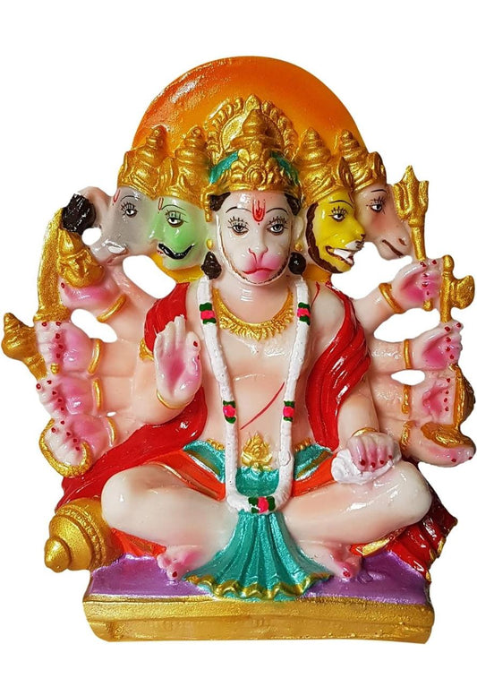 Panchmukhi Sitting Hanuman Ji Murti