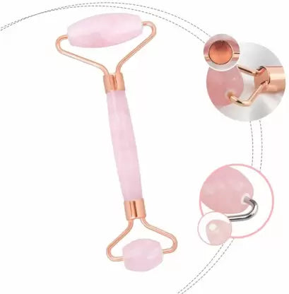 Rose Quartz Roller & Gua Sha Facial Combo