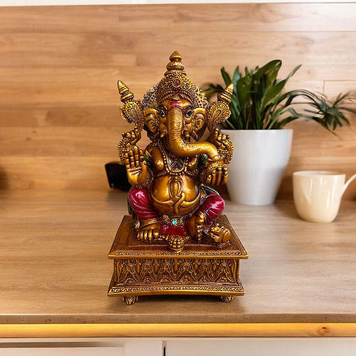 Antique Ganesha Ji Idol For Home, Puja And Decor