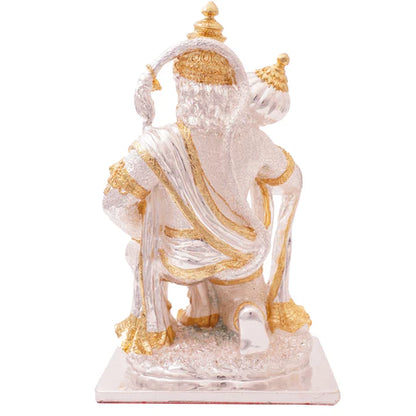 Pure Gold and Silver coated Hanuman Idol