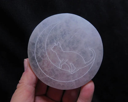 Selenite Crystal Charging Plate