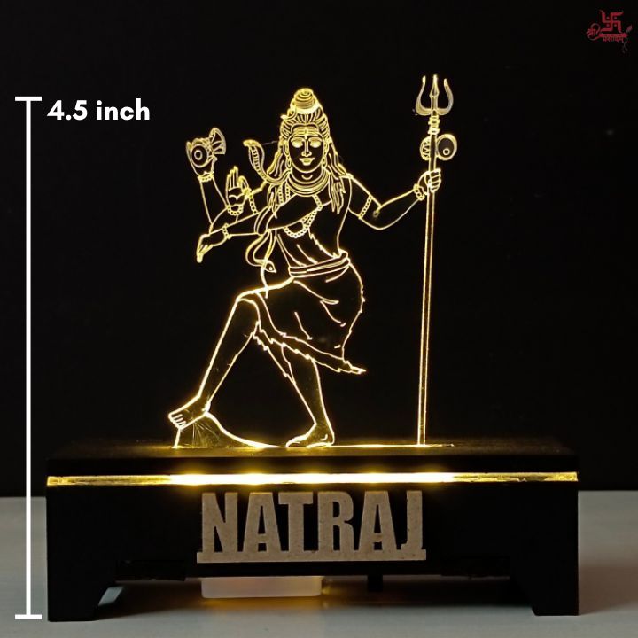 Natraj Acrylic LED Table Lamp for Office and Home Decoration