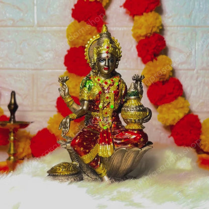 Lakshmi Mata Idol For Puja, Home, And Gift