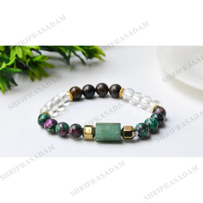 Crystal Natural Ruby Zoisite Bracelet