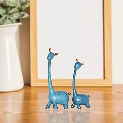 3pcs Giraffe Animal Family Statue