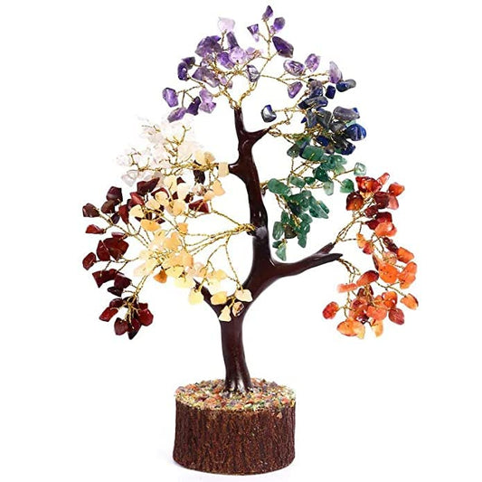 Seven Chakra Crystal Tree Multicolor, 1 Piece Christmas Tree