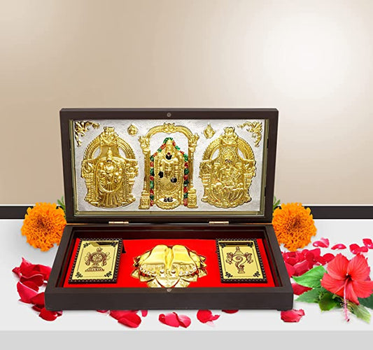 Balaji Pocket Temple (24 Karat Gold Coated)