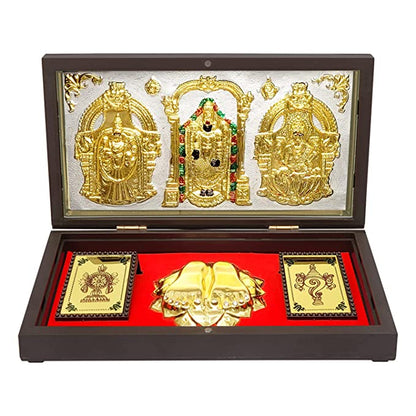 Balaji Pocket Temple (24 Karat Gold Coated)