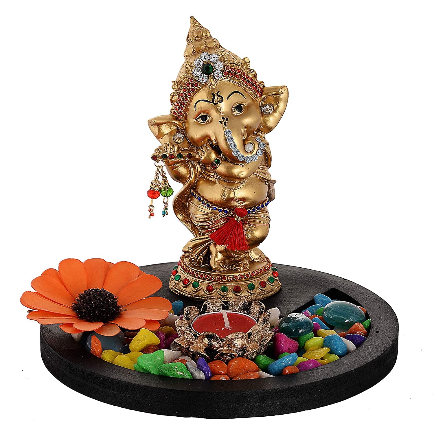 Home :: Spiritual :: Incense Sticks :: Nirmalaya Ganesh Idol Gift Box | God  Idols for Gifting | Backflow Ganesha Idol | Bandhanwar/Toran | Backflow  Incense Cones -10 | Set of 2