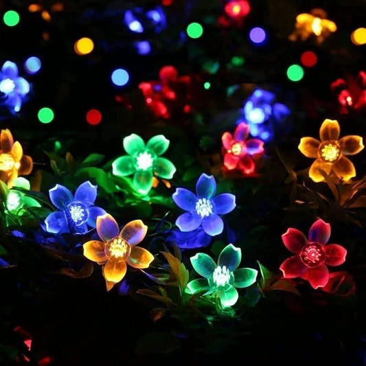 40 Led Blossom Flower Decoration Lights Plug in Fairy String Lights